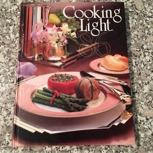 1986 Cooking Light Southern Living cookbook 86 Oxmoor House hardcover food menu